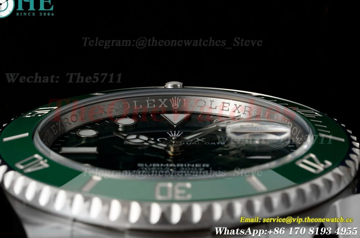 VS3135 SS 116610LV Hulk 40mm Green Submariner Dial ARF SS 0407